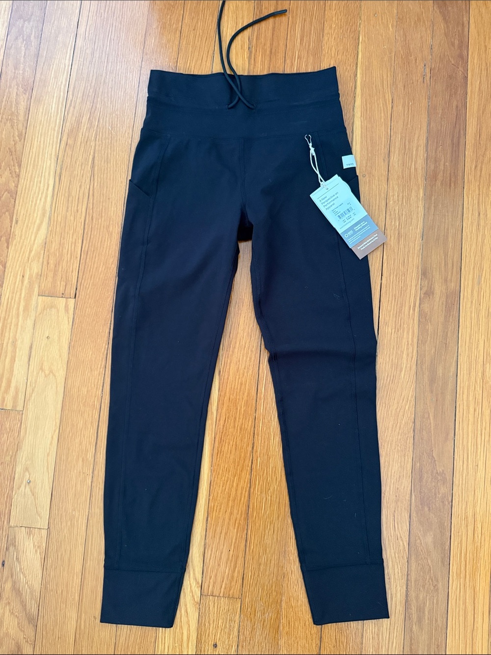 Vuori Black Joggers with Drawcord